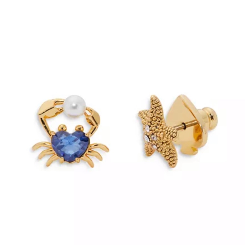 $58 Kate Spade Sea Star Starfish And Crab Earrings - Picture 6 of 6